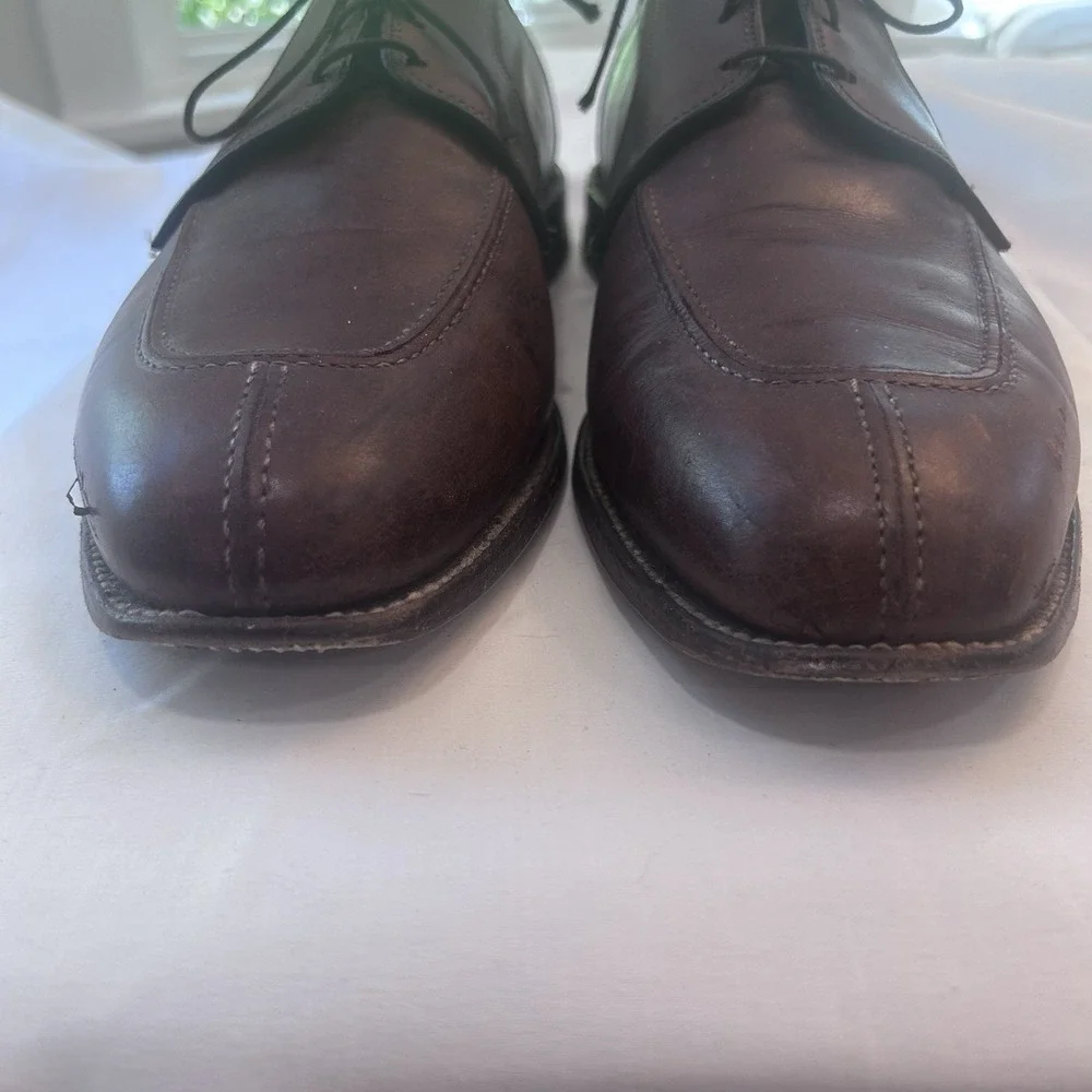 Allen Edmonds Hancock Brown Leather Men 13C Classic Old Money Professional